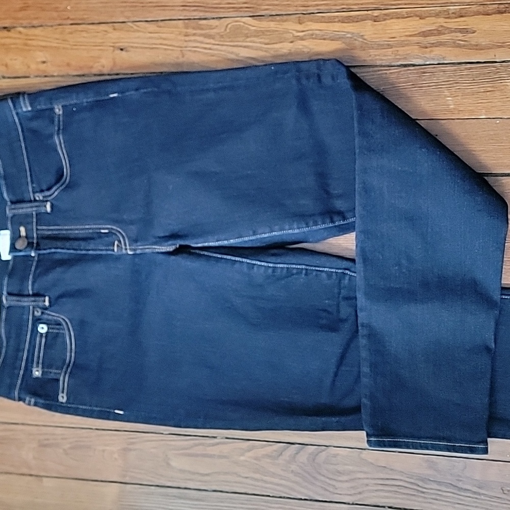J. Crew Women's Navy Straight Leg Jeans